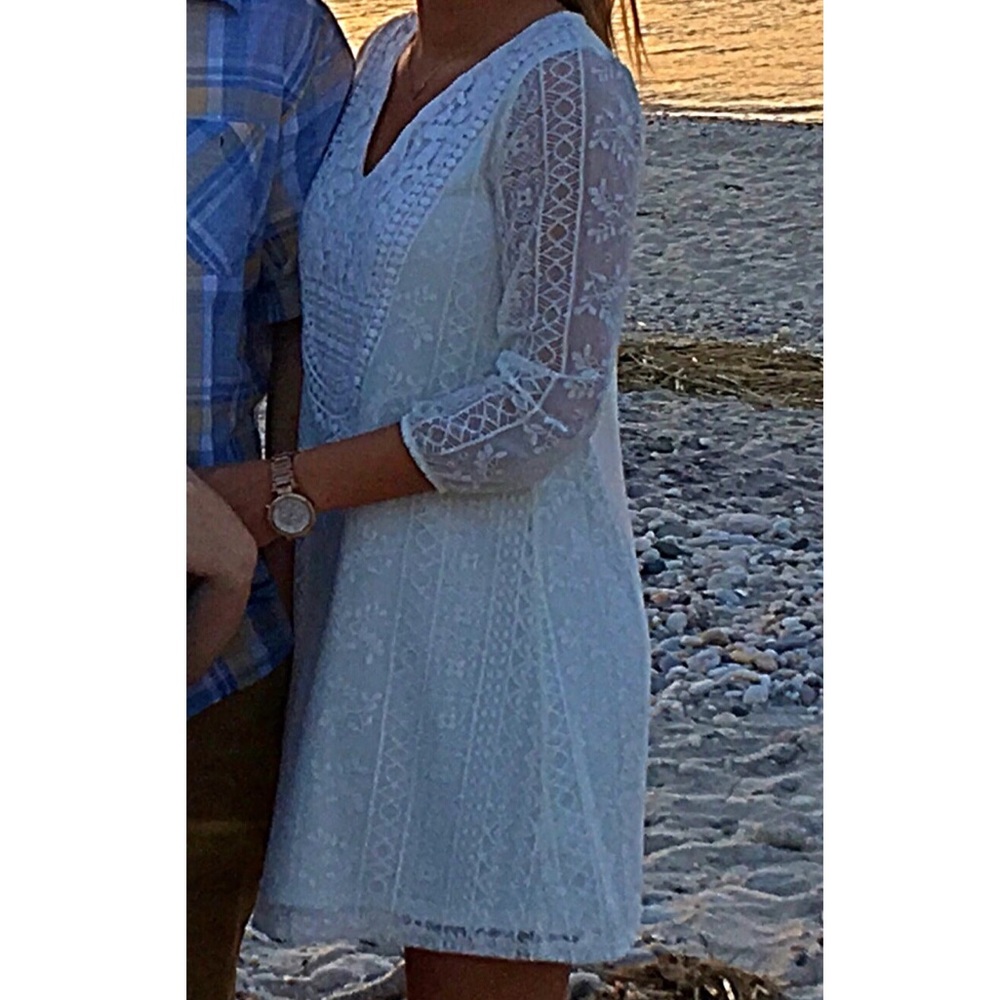Quarter Sleeve Lace Dress